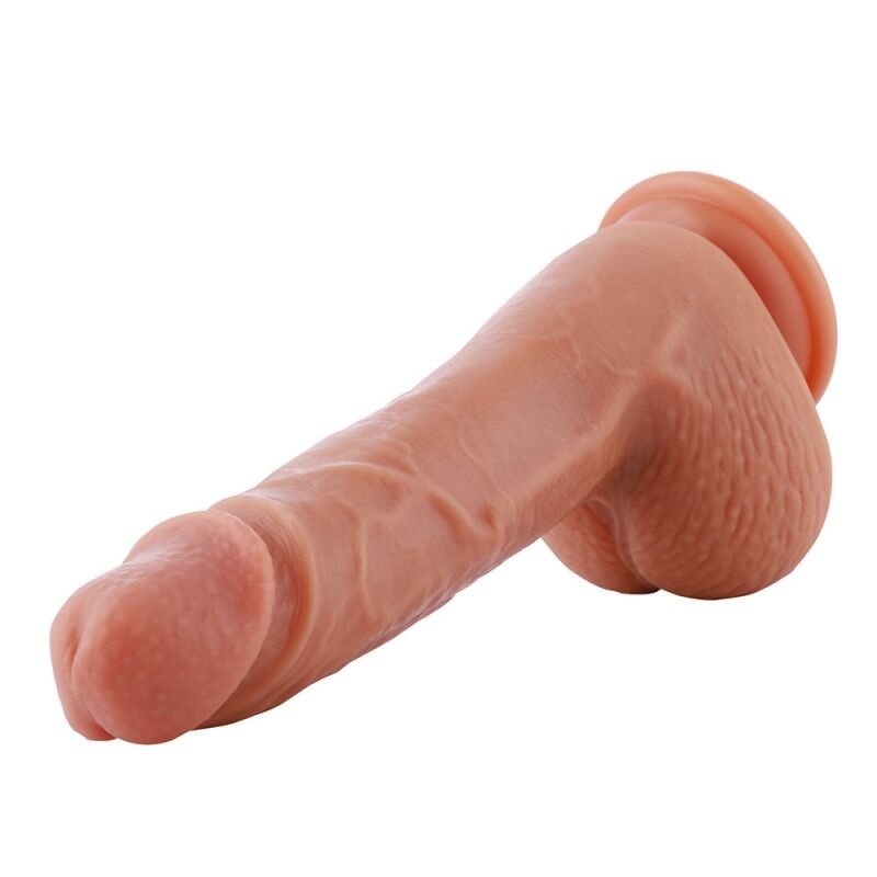 Ультрареалистичный фаллоимитатор для секс-машин Hismith 8.3″ 2-layers Silicone Flesh Dildo, двухслой фото