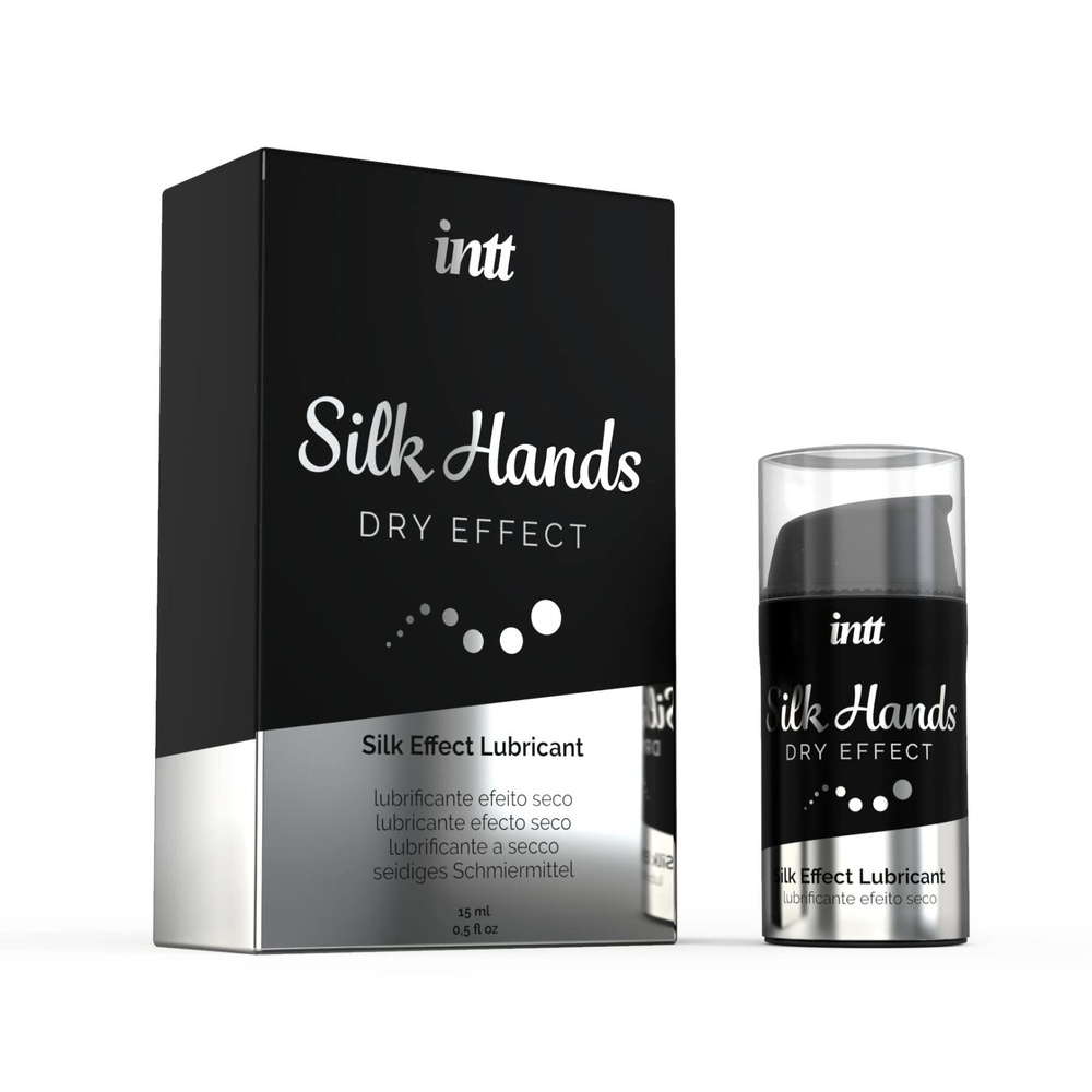 Ульта-густая силиконовая смазк Intt Silk Hands (15 мл) с матовым эффектом, шелковистый эффект фото