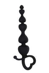 Анальні буси MAI Attraction Toys №79 Black, довжина 18см, діаметр 3,1см фото