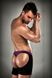 Чоловічі шорти з фіолотовим гульфіком Passion 009 THONG violet L/XL фото 2