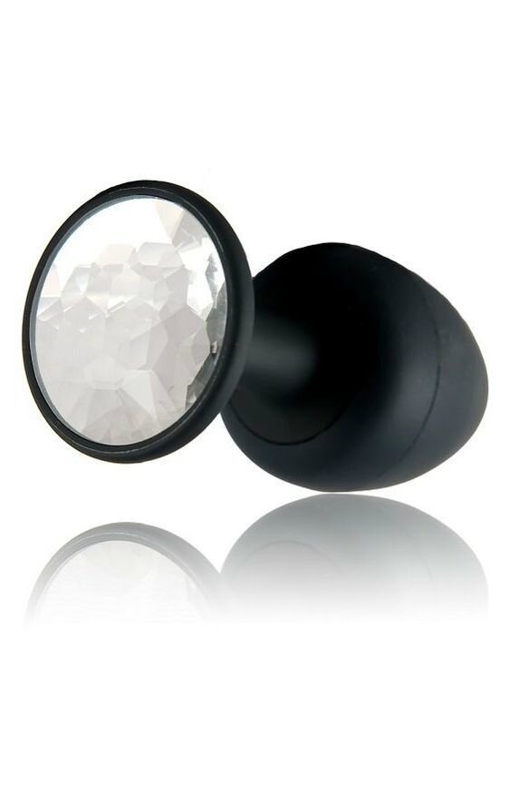 Анальная пробка Dorcel Geisha Plug Diamond M с шариком внутри, создает вибрации, макс. диаметр 3,2см фото