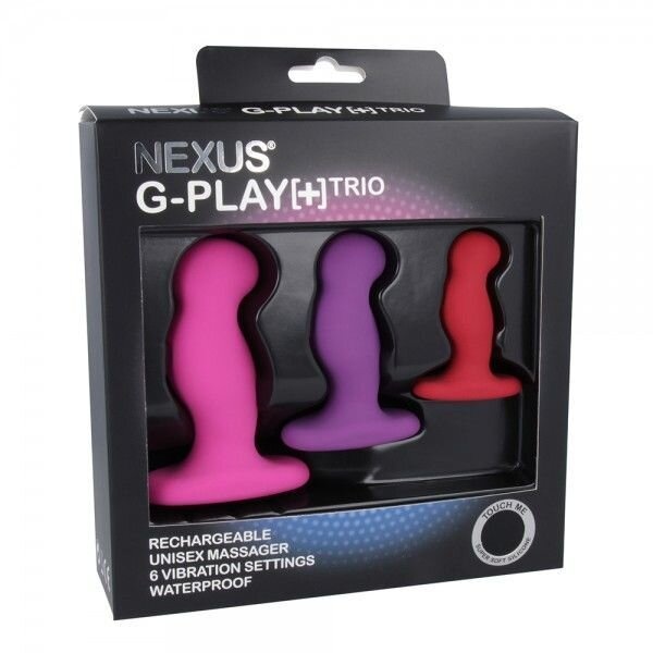 Набор вибромассажеров простаты Nexus G-Play Trio Plus, макс диаметр 2,3-3,0-3,5см, для новичков фото
