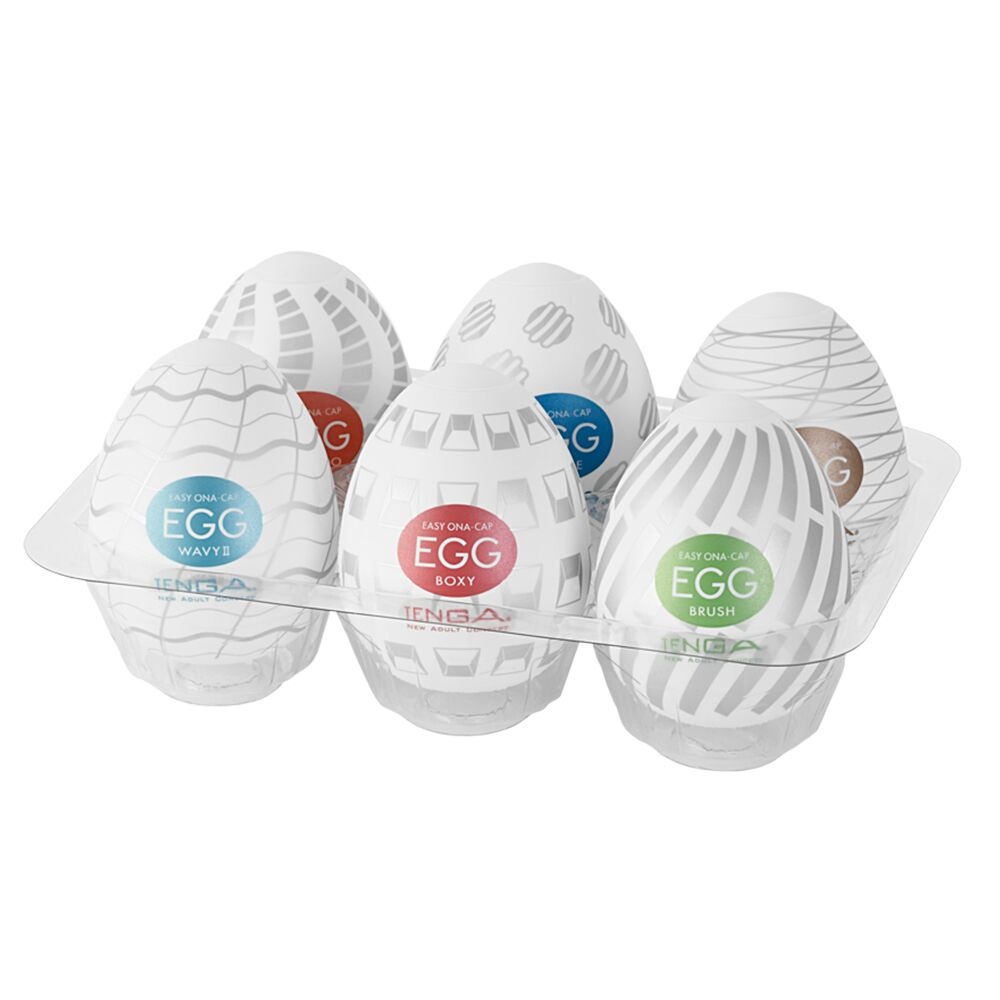 Набір яєць-мастурбаторів Tenga Egg New Standard Pack (6 яєць) фото