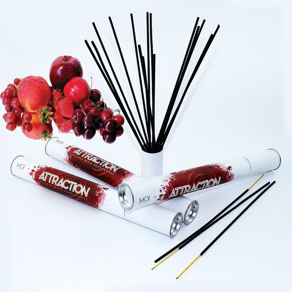 Ароматичні палички з феромонами і ароматом червоних фруктів MAI Red Fruits (20 шт) для будинку офісу фото
