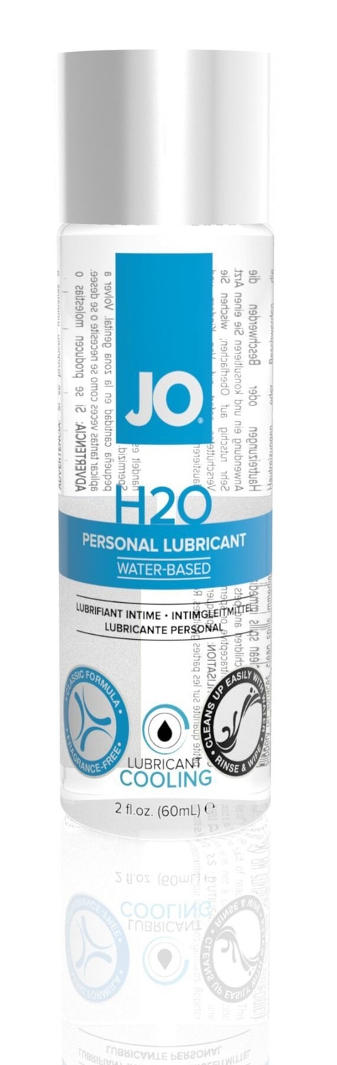 Охлаждающая смазка на водной основе System JO H2O COOLING (60 мл) с ментолом, растительный глицерин фото