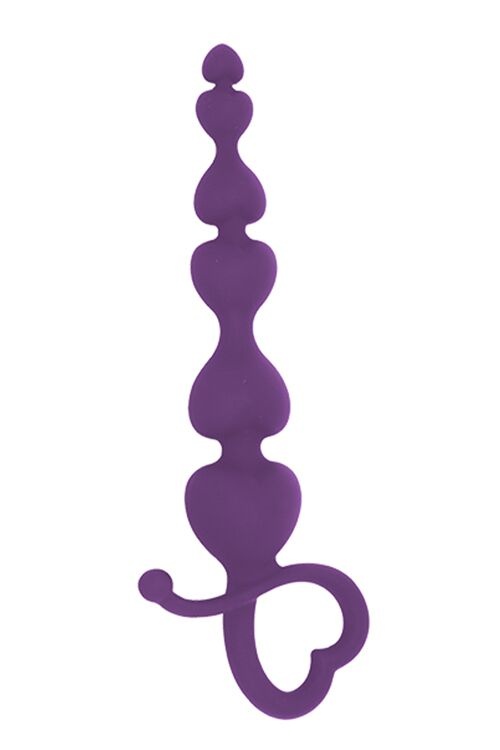 Анальные бусы MAI Attraction Toys №79 Purple, длина 18см, диаметр 3,1см фото