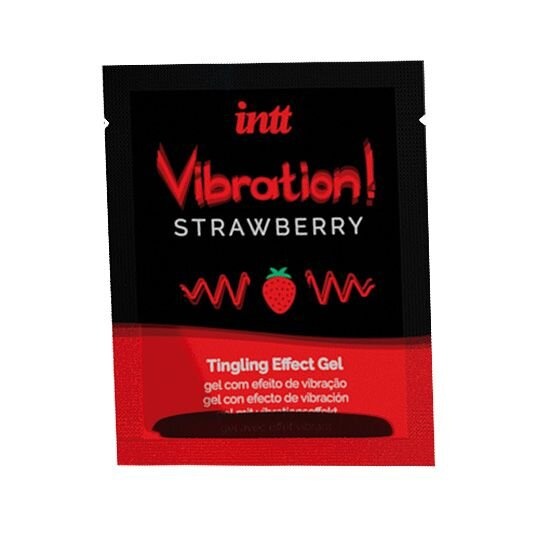 Пробник рідкого вібратора Intt Vibration Strawberry (5 мл) фото