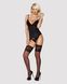 Obsessive 810-COR-1 corset & thong black L/XL фото 3