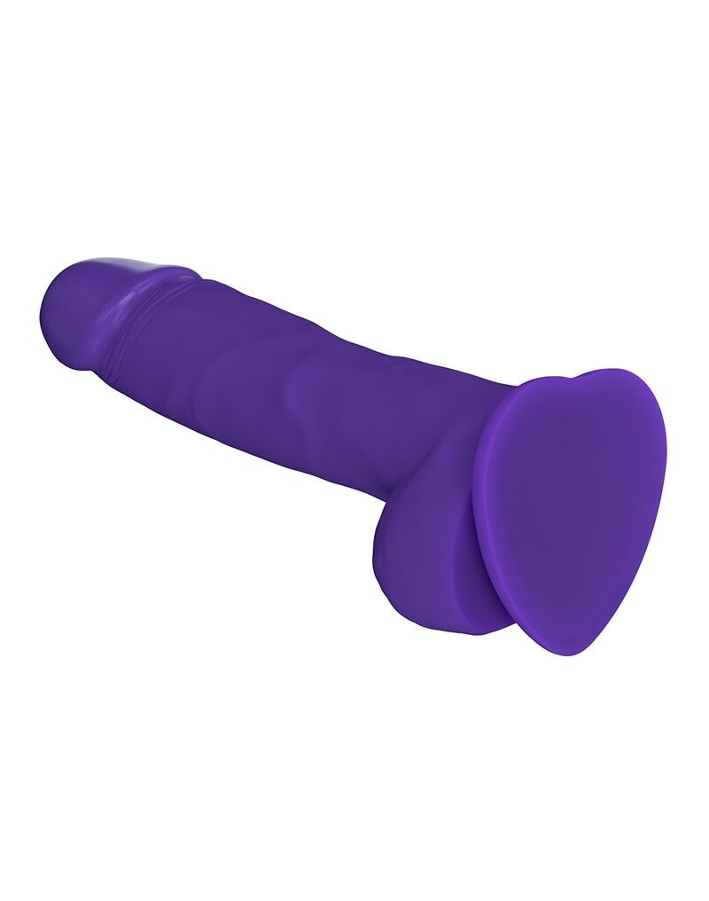 Реалістичний фалоімітатор Strap-On-Me SOFT REALISTIC DILDO Violet - Size XL фото