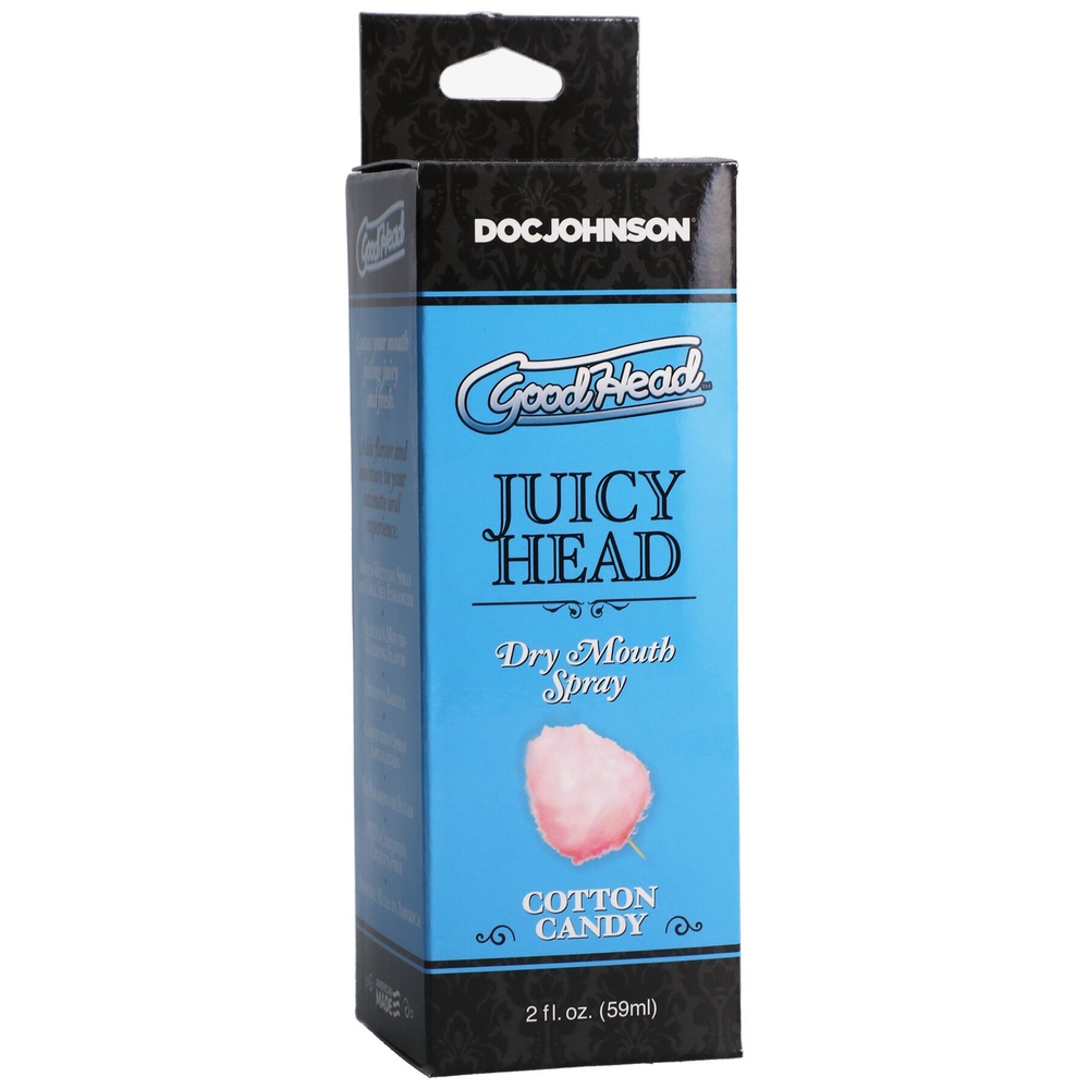 Зволожувальний спрей оральний Doc Johnson GoodHead – Juicy Head – Dry Mouth Spray – Cotton Candy 2 f фото