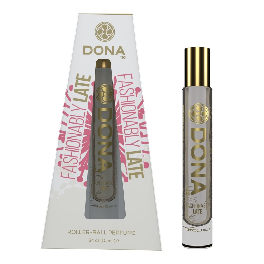 Духи с роликовым нанесением DONA Roll-On Perfume - Fashionably Late (10 мл), вариант для сумочки фото