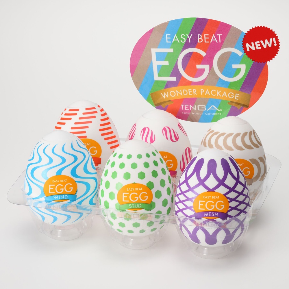 Набор яиц-мастурбаторов Tenga Egg Wonder Pack (6 яиц) фото
