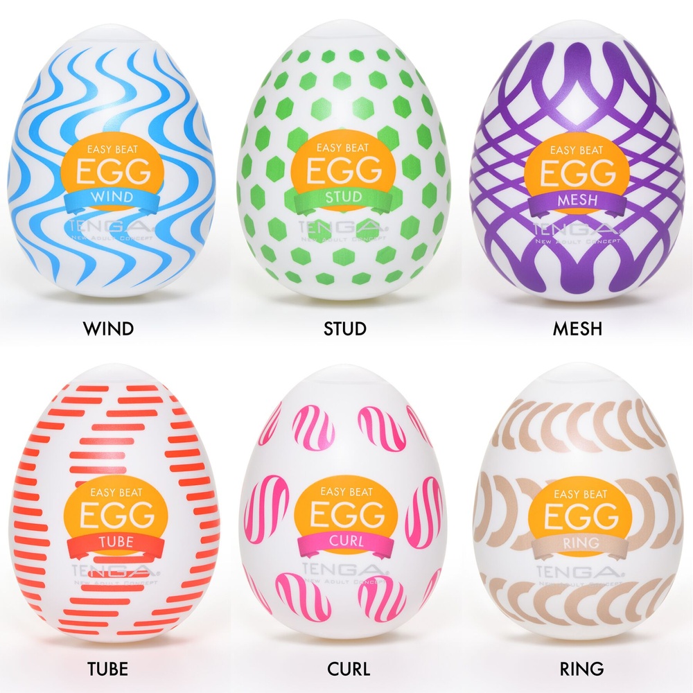 Набір яєць-мастурбаторів Tenga Egg Wonder Pack (6 яєць) фото