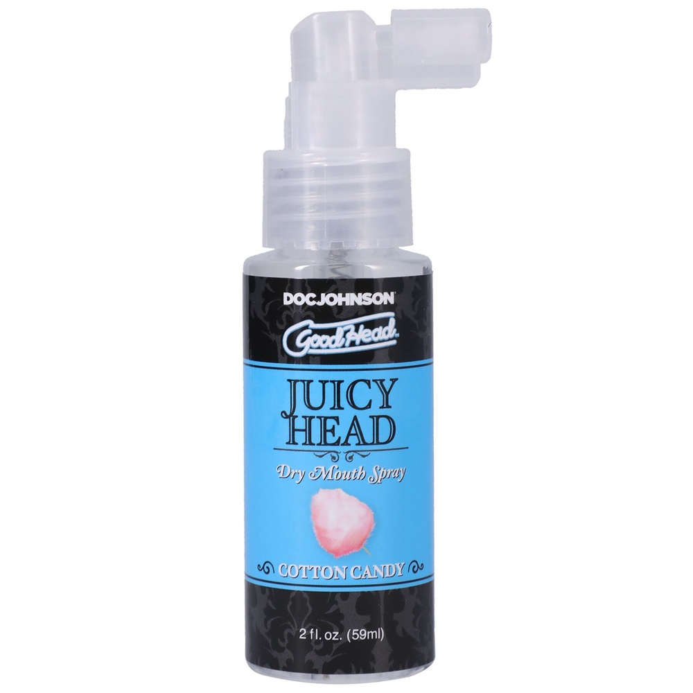 Зволожувальний спрей оральний Doc Johnson GoodHead – Juicy Head – Dry Mouth Spray – Cotton Candy 2 f фото