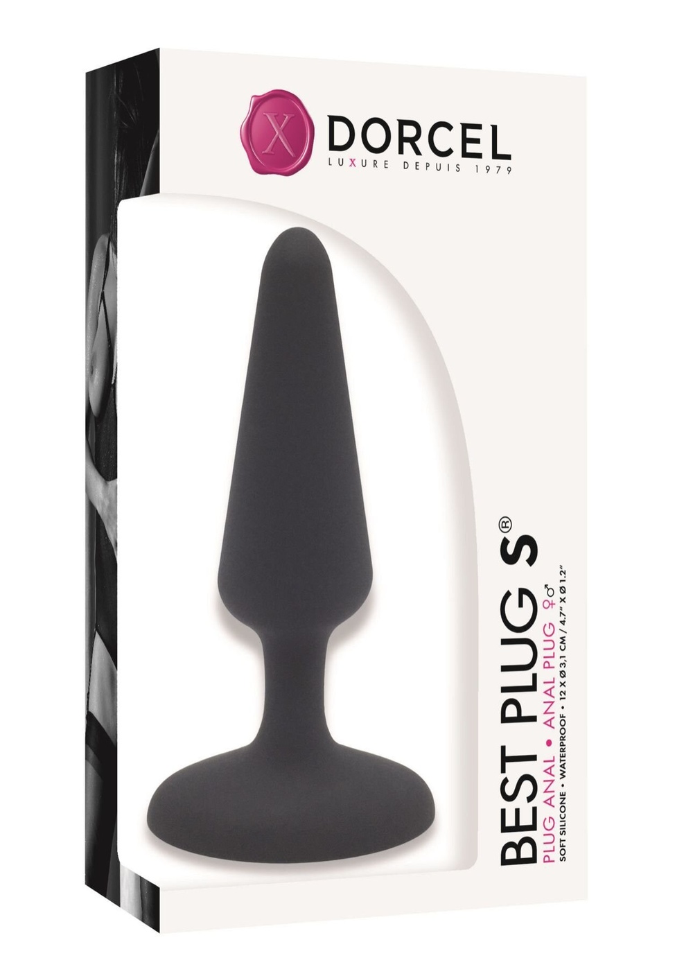 Анальная пробка Dorcel Best Plug S мягкий soft-touch силикон, макс. диаметр 3,1см фото