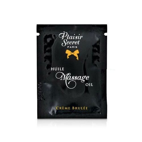 Пробник массажного масла Plaisirs Secrets Creme Brulee (3 мл) фото