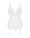 Obsessive 810-COR-2 corset & thong white L/XL фото 5