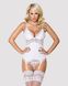 Obsessive 810-COR-2 corset & thong white L/XL фото 1
