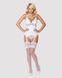 Obsessive 810-COR-2 corset & thong white L/XL фото 3