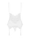 Obsessive 810-COR-2 corset & thong white L/XL фото 6