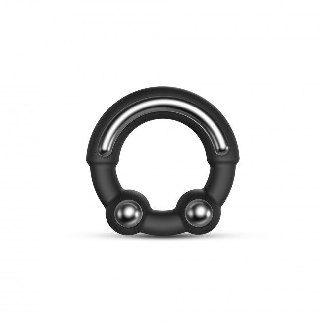 Эрекционное кольцо с металлическими вставками Dorcel STRONGER RING фото
