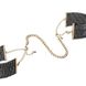 Наручники Bijoux Indiscrets Desir Metallique Handcuffs — Black, металеві, стильні браслети фото 2
