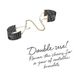 Наручники Bijoux Indiscrets Desir Metallique Handcuffs — Black, металеві, стильні браслети фото 5