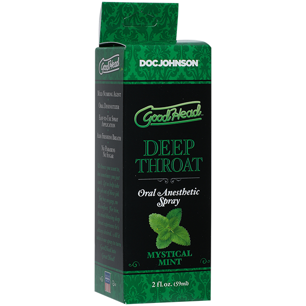 Спрей для минета Doc Johnson GoodHead DeepThroat Spray — Mystical Mint 59 мл для глибокого мінета фото