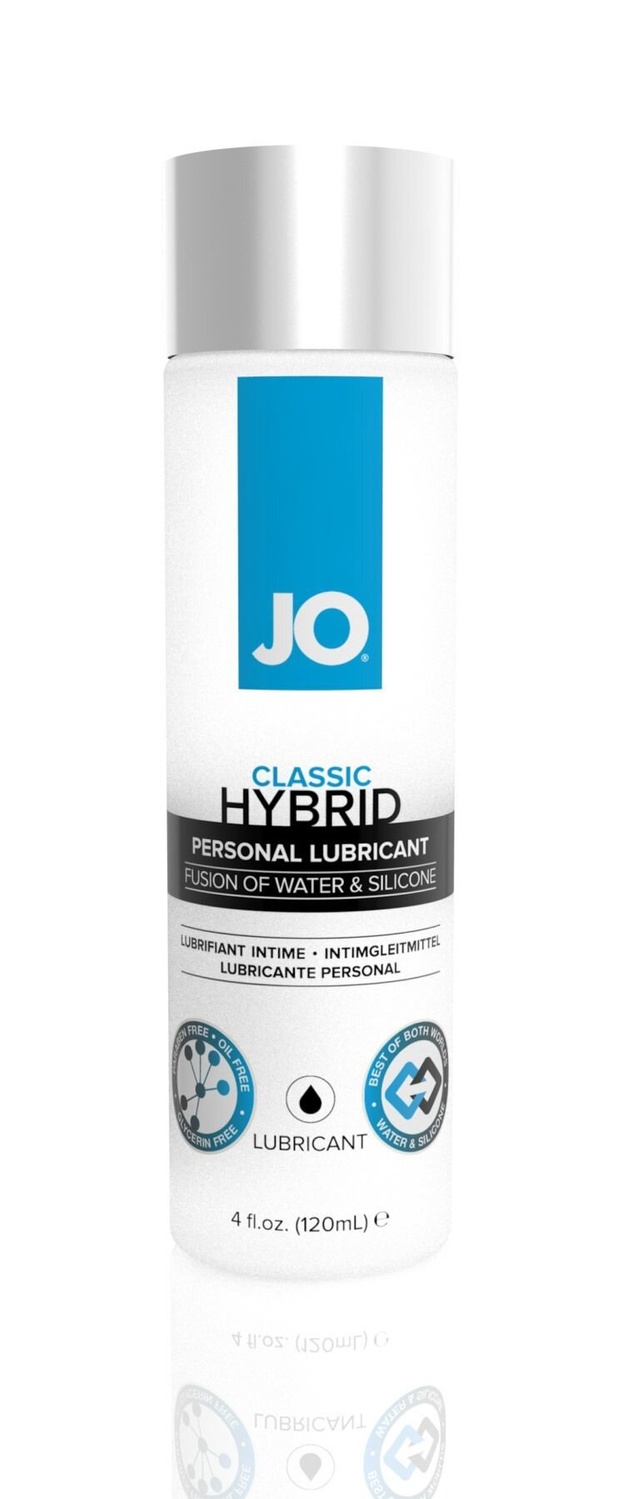 Густая смазка водно-силиконоваяSystem JO Classic Hybrid (120 мл) без парабенов, глицерина и масел фото