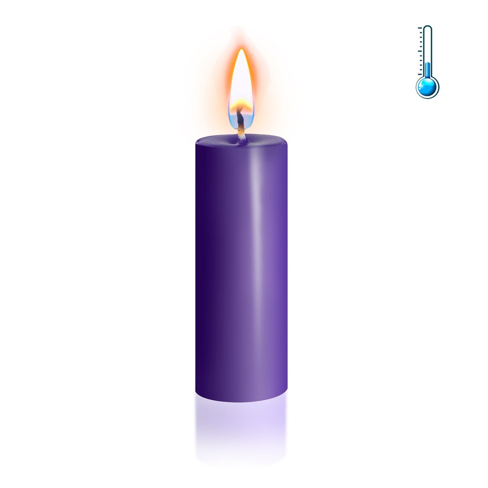 Фіолетова воскова свічка Art of Sex низькотемпературна S 10 см фото