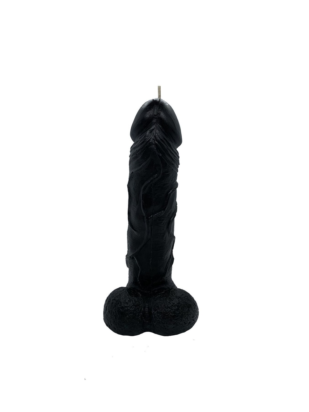 Свічка у вигляді члена Black size L, для збудливої атмосфери фото