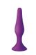 Анальна пробка на присоску MAI Attraction Toys №33 Purple, довжина 11,5cм, діаметр 3 см фото 1