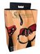 Трусы для страпона Sportsheets - Lace Corsette Strap-on Red с корсетной утяжкой, очень красивые фото 2