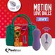 Вагинальные шарики с массажем и вибрацией FeelzToys Motion Love Balls Jivy с пультом ДУ, 7 режимов фото 1