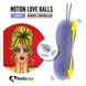 Вагінальні кульки з масажем і вібрацією FeelzToys Motion Love Balls Jivy з пультом дистанційного керування, 7 режимів фото 2