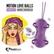 Вагінальні кульки з масажем і вібрацією FeelzToys Motion Love Balls Twisty з пультом дистанційного керування, 7 режимів фото 2