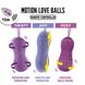 Вагінальні кульки з масажем і вібрацією FeelzToys Motion Love Balls Twisty з пультом дистанційного керування, 7 режимів фото 3
