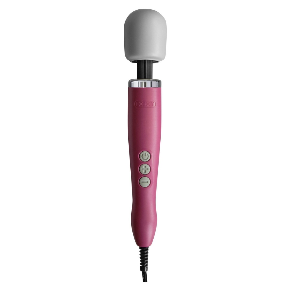 Вибромассажер DOXY Original Pink, очень мощный, питание 220В, пульсирующие вибрации фото
