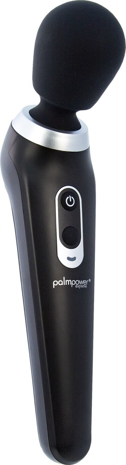 Мощный вибромассажер PalmPower EXTREME - Black водонепроницаемый, с плавной регулировкой фото