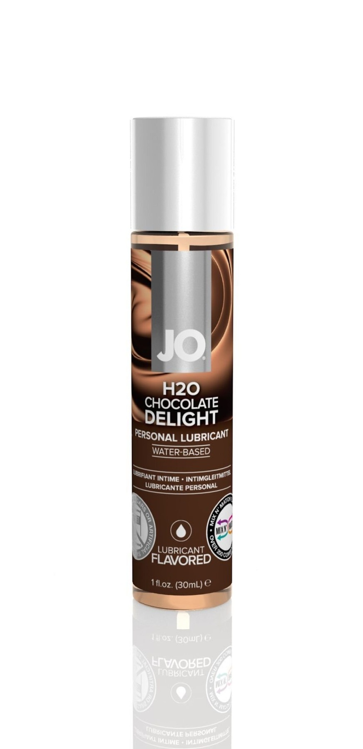 Змазка на водній основі System JO H2O — Chocolate Delight (30 мл) без цукру, рослинний гліцерин фото