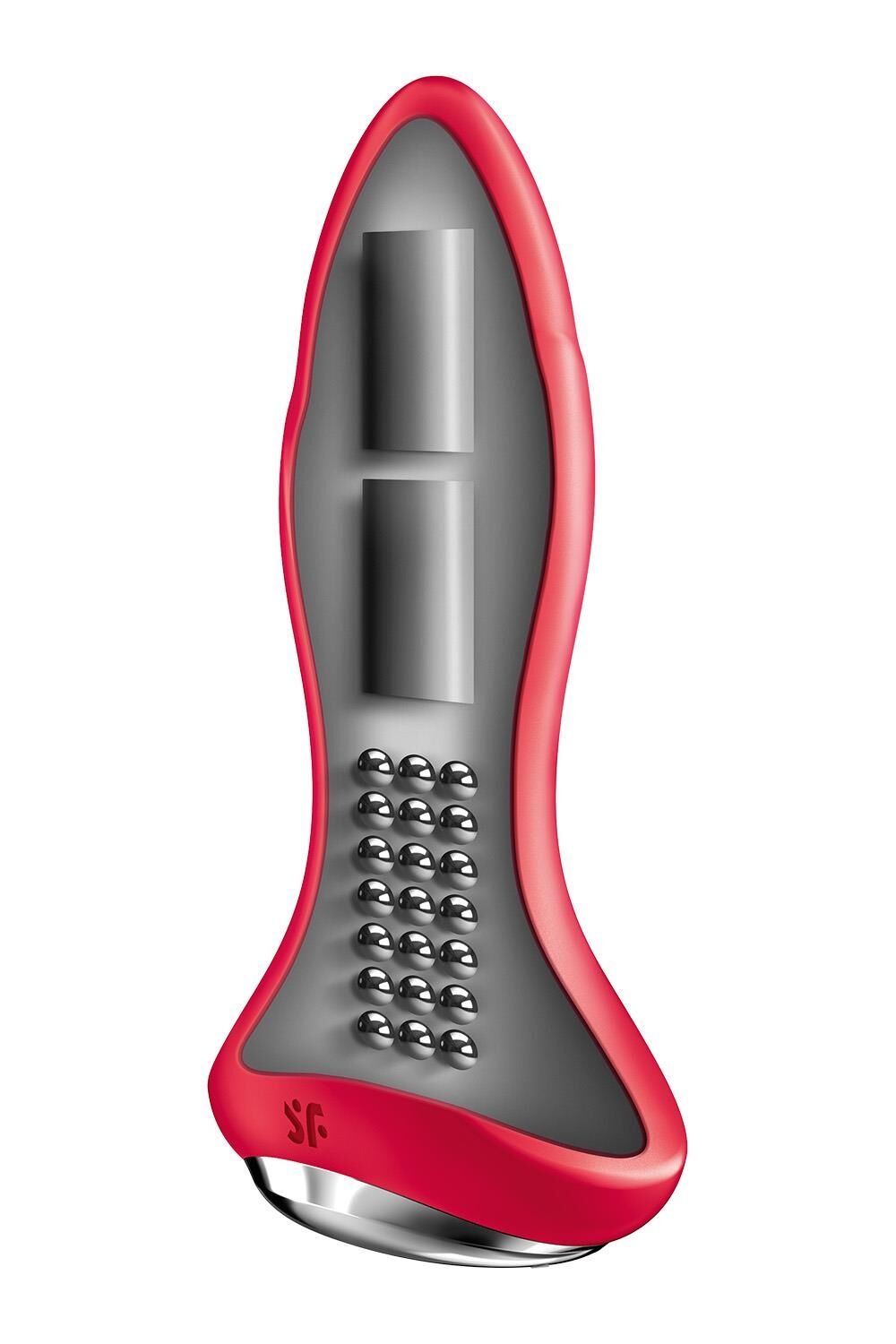 Анальная смарт вибропробка с жемчужным массажем Satisfyer Rotator Plug 1+ Red фото