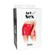 Сексуальная виниловая юбка Art of Sex - Stella, размер XS-M, цвет красный фото 3