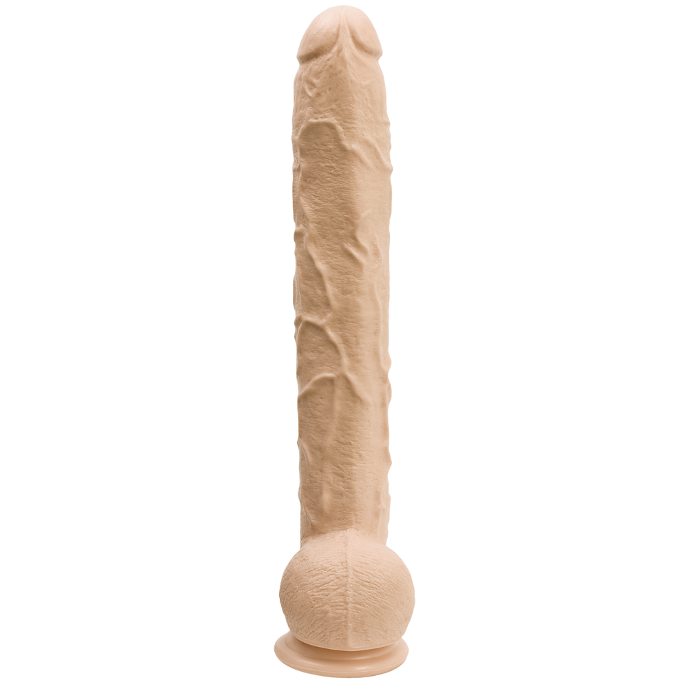 Фалоімітатор Doc Johnson Dick Rambone Cock White, діаметр 6 см, довжина 42 см, ПВХ фото