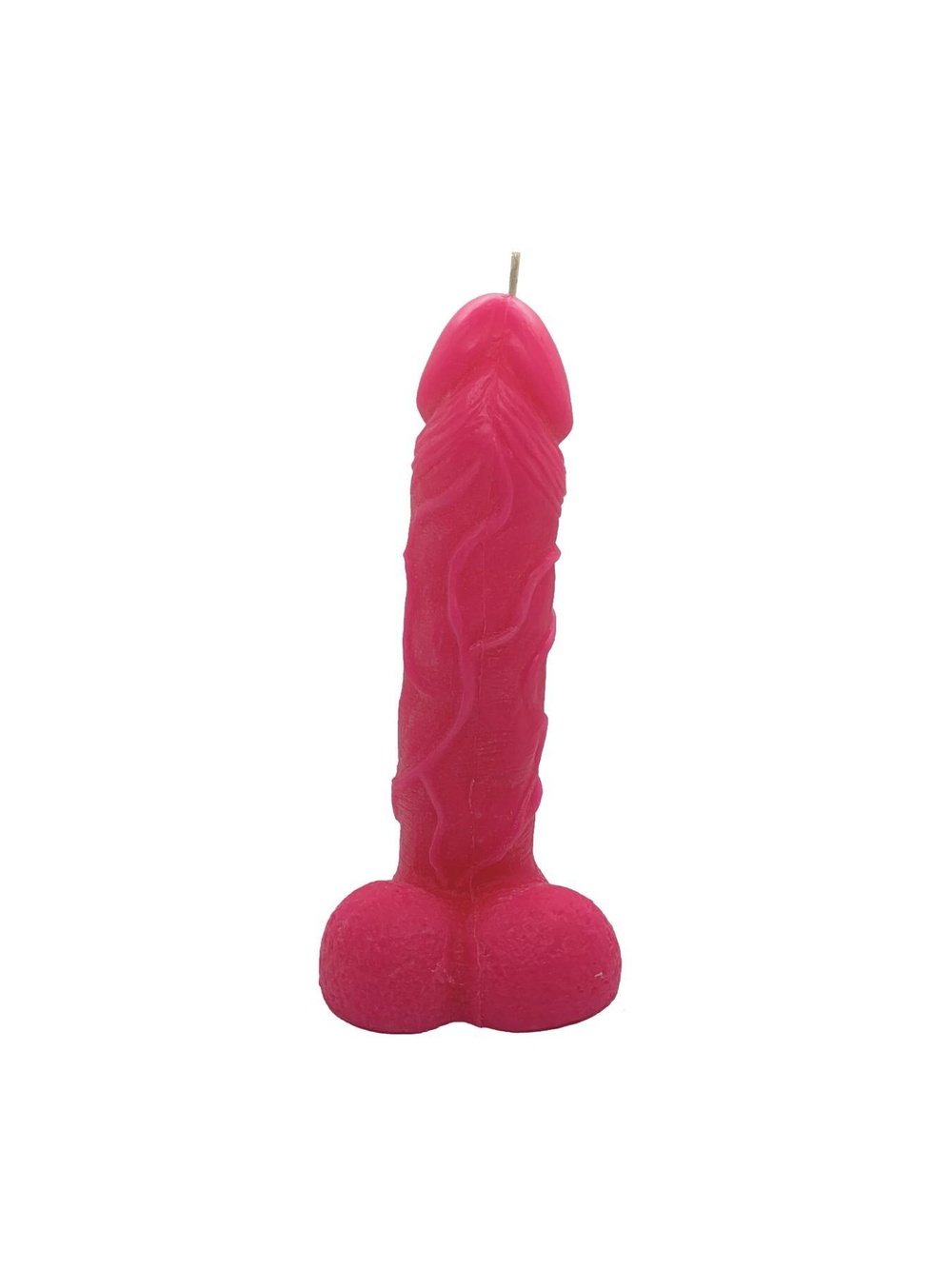 Свічка у вигляді члена Pink size L, для збуджуючої атмосфери фото