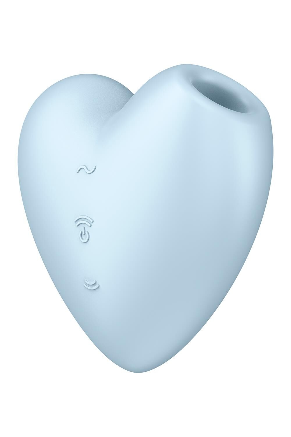 Вакуумний стимулятор-серце з вібрацією Satisfyer Cutie Heart Blue фото
