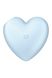 Вакуумний стимулятор-серце з вібрацією Satisfyer Cutie Heart Blue фото 4