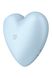 Вакуумний стимулятор-серце з вібрацією Satisfyer Cutie Heart Blue фото 5