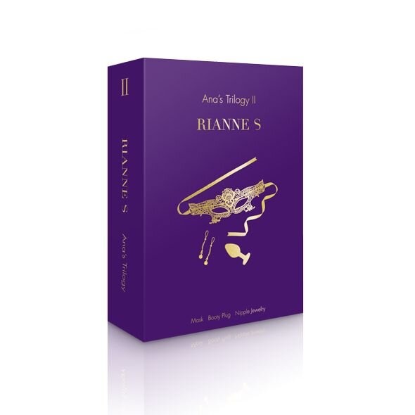 Романтический подарочный набор Ana's Trilogy Set II: пробка 2,7 см, лассо для сосков, маска фото