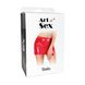 Сексуальная виниловая юбка Art of Sex - Stella, размер L-2XL, цвет красный фото 3