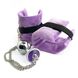 Наручники с металлической анальной пробкой Art of Sex Handcuffs with Metal Anal Plug size M Purple фото 5